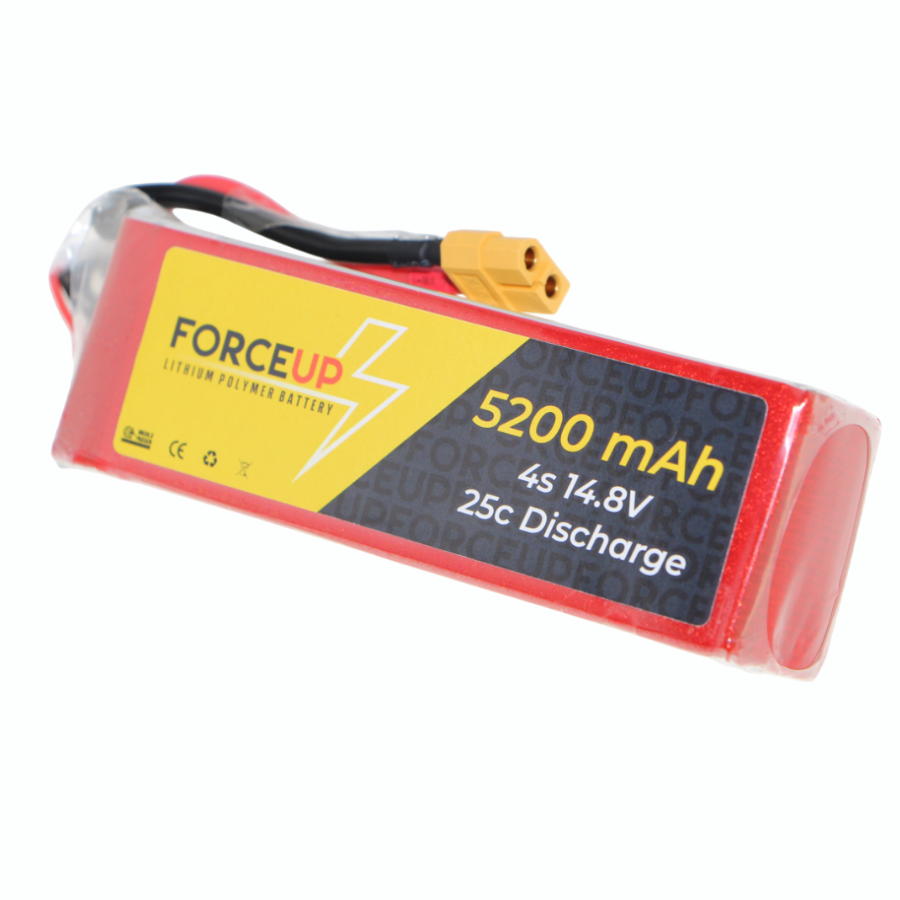 FORCEUP 14.8V Lipo Pil Batarya 5200mAh 25C