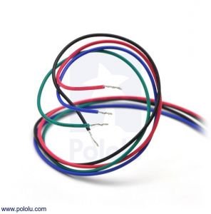 Nema 17 Bipolar, 200 Steps/Rev, 42×38mm, 2.8V, 1.7 A/Phase