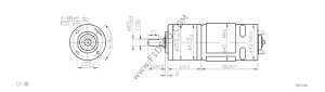 Magnum 777 serisi 24v 120 rpm  Forceup Planet Redüktörlü  Karbon Yüksek Tork Motoru
