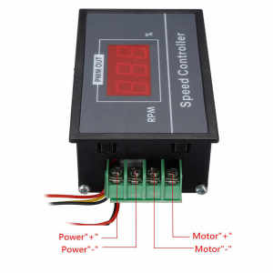 9V - 60V 30A Dijital Ekranlı Tek Yönlü Motor Hız Kontrol Devresi