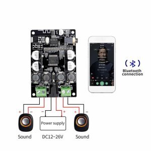 VHM-307 2x45W Bluetooth Amfi Devresi TDA7492P