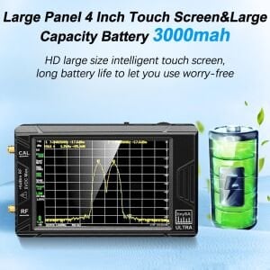 Tinysa Ultra 100k-5.3GHz Spektrum Analizörü  4 inç HD Dokunmatik Ekran