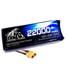 8s 22000 mah 40C Lipo Batarya 29.6V Pil