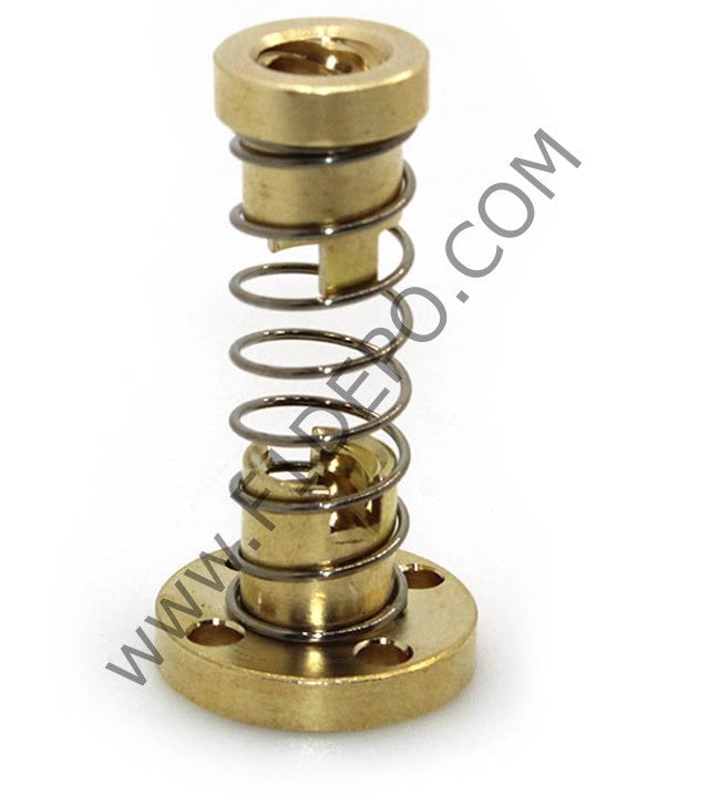 Trapez Mil Boşluk Alıcı Yaylı Somun - T8 Anti backlash Rod ( Mil fiyata dahil değildir )