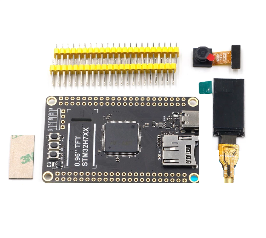 STM32H750VBT6 Geliştirme Kartı + 0.96 inç Oled Ekran + OV2640 / OV7725 Kamera Modülü