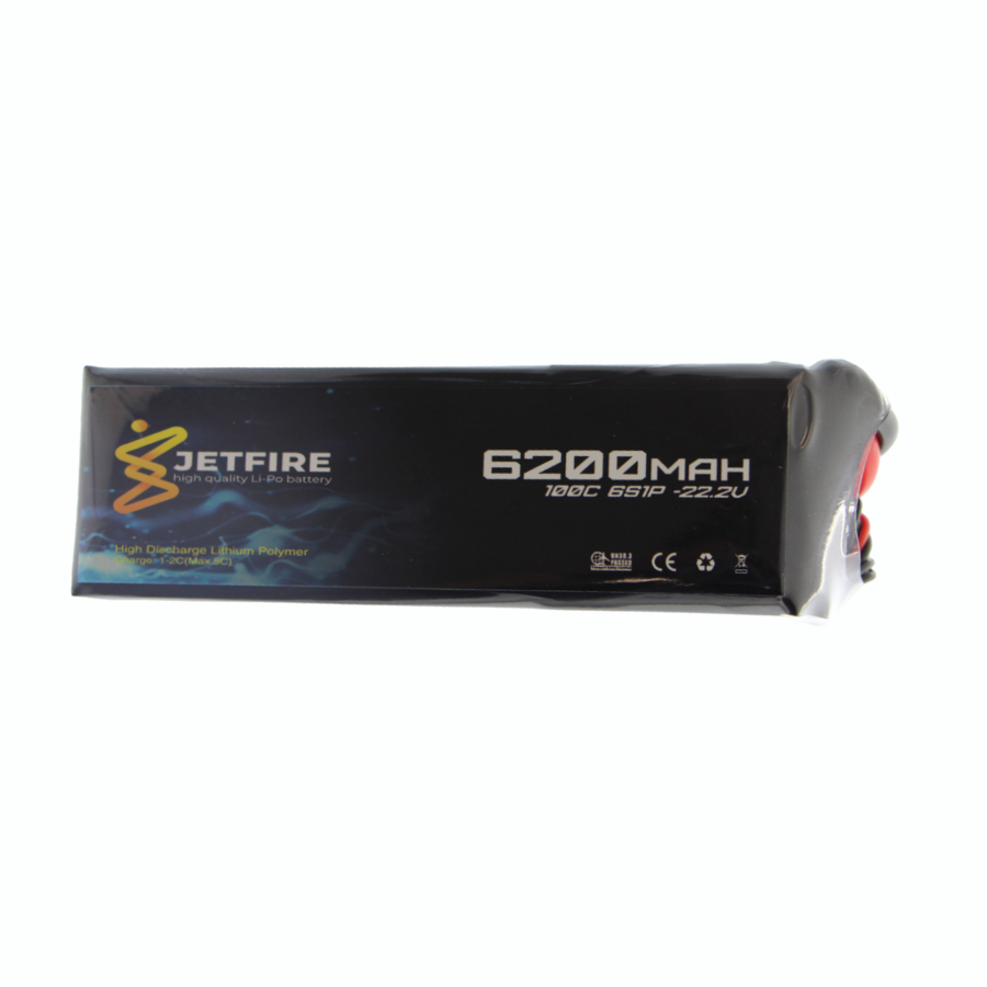 22.2V 6200mAh 100C Lipo Batarya 6S Pil