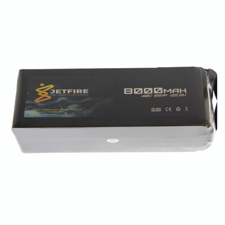 22.2V 8000mAh 100C Lipo Batarya 6S JetFire Pil