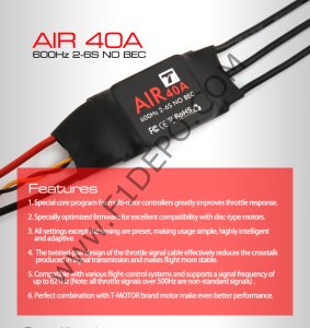 T-Motor Air 40A Esc Fırçasız Motor Sürücü - Tmotor