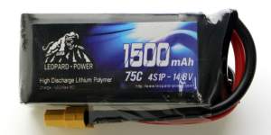 4s 1500mah 75C Lipo Batarya 14.8V Pil