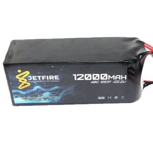 22.2V 12000mAh 40C Lipo Batarya 6S JetFire Pil
