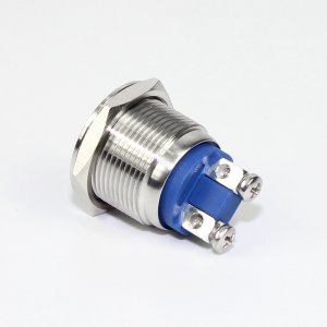 16mm Su Geçirmez Düz Kafalı Push Buton