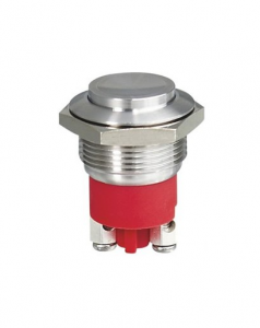 19 mm Su Geçirmez Metal Push Button Anahtar