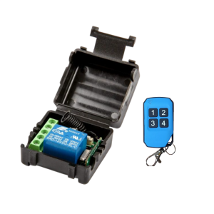 1 Kanal 433 mhz Kablosuz rf alıcılı Röle ve Kumanda Seti