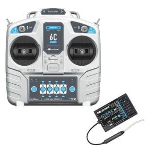 Microzone MC6C 2.4GHZ 6 Kanal Alıcı-Verici Drone Kumandası