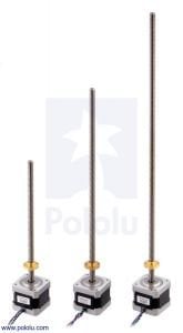 Stepper Motor With 38 cm Lead Screw: Bipolar, 200 Steps/Rev, 42×38mm, 2.8V, 1.7 A/Phase - 38cm  Vidalı Milli Bipola Nema 17 Step Motor