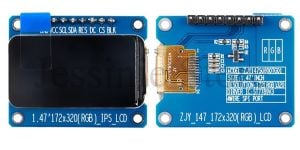 İps 1.47 inc 172x320 Lcd Ekran Tft Hd ST7789
