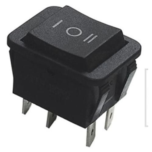 Geniş Işıksız Kademeli Anahtar (On-Off-On)