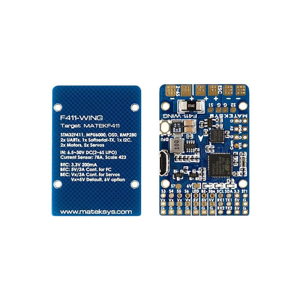 Matek F411-WING STM32F411 Sabit Kanat Uçuş Kontrol Kartı
