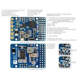 Matek F411-WING STM32F411 Sabit Kanat Uçuş Kontrol Kartı