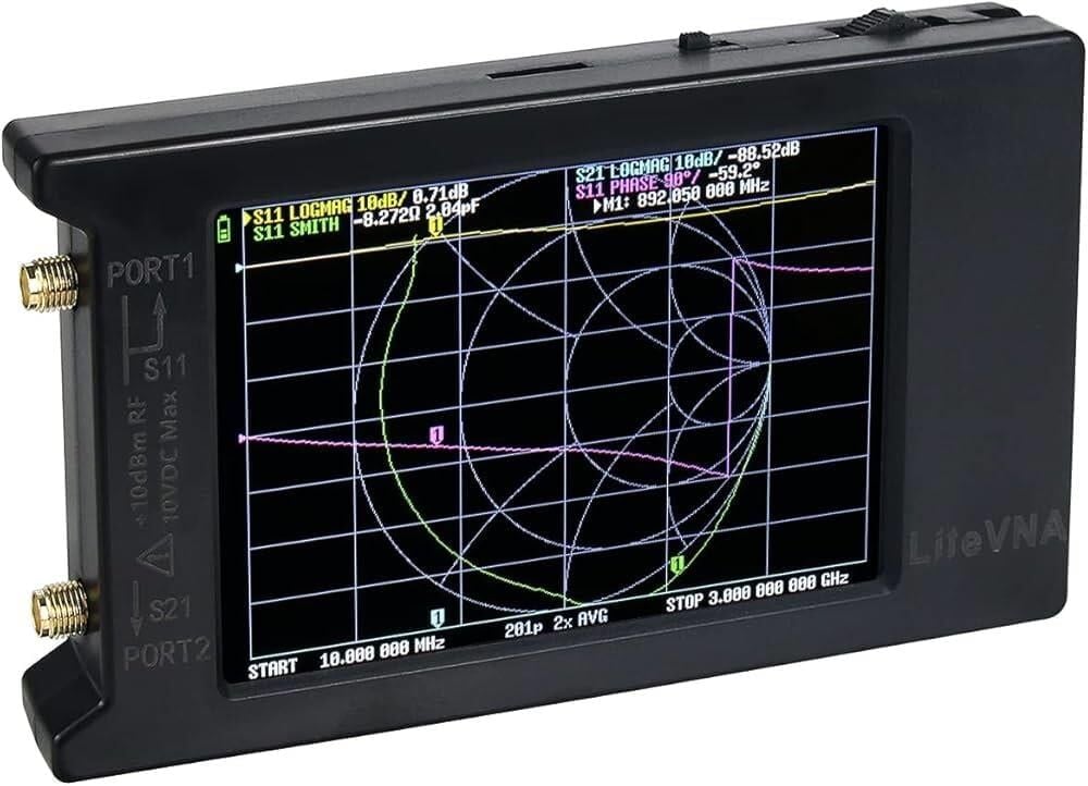 LiteVNA-64 50kHz-6.3GHz 4'' VNA