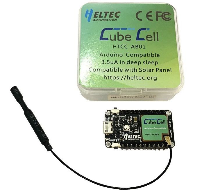 Heltec ahtcc-ab01 cube cell 868-915mhz geliştirme kartı