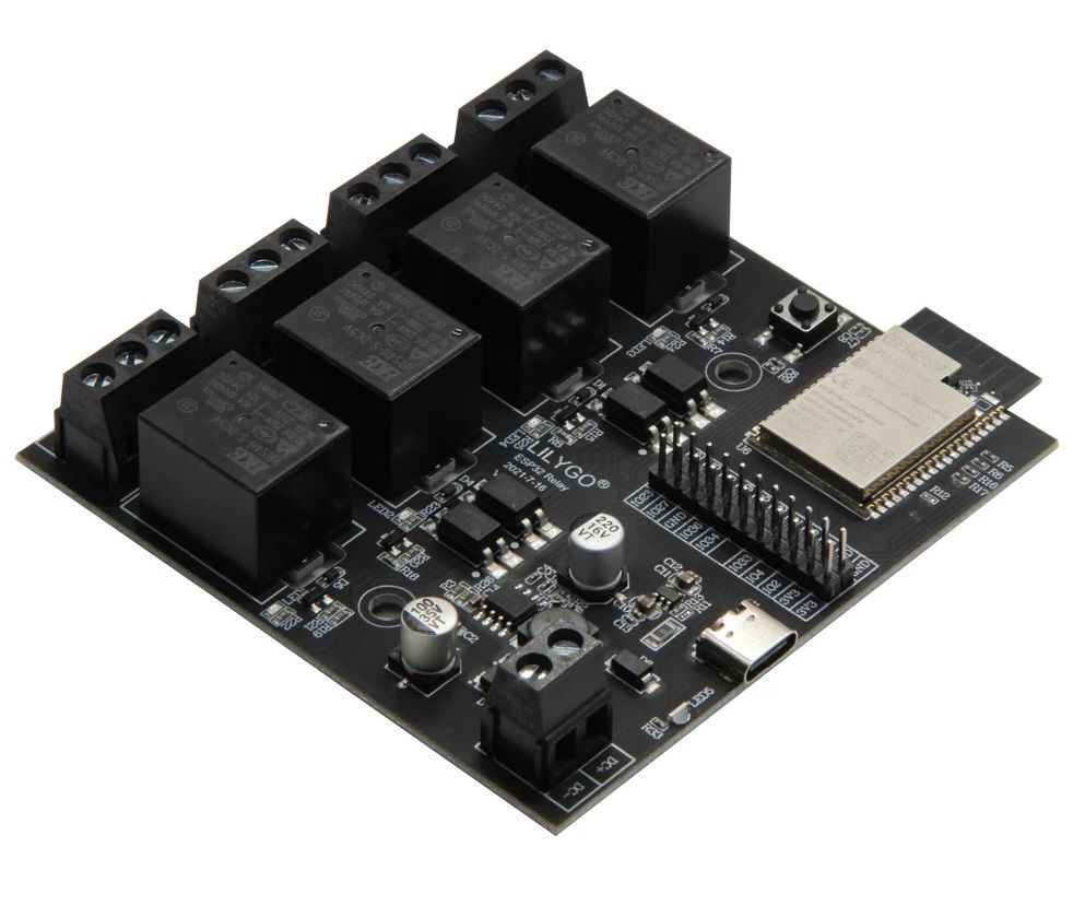 LILYGO  TTGO T-Relay Esp32  4 lü Röle Kartı