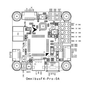Omnibus F4 Uçuş Kontrol Kartı  Pro 2 v2 Osd Bec Beta flight