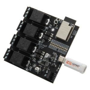 LILYGO  TTGO T-Relay Esp32  4 lü Röle Kartı Ve T-U2T USB