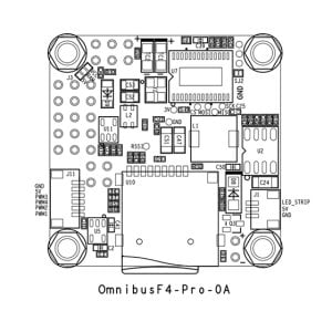 Omnibus F4 Uçuş Kontrol Kartı  Pro 2 v2 Osd Bec Beta flight