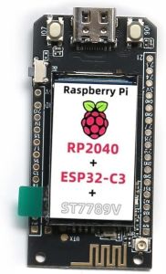 LILYGO  T-PicoC3 ESP32-C3 RP2040 1.14 Lcd