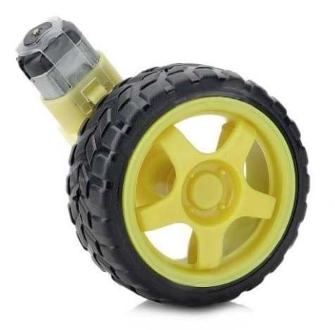 6V 250 Rpm Motor ve Tekerlek Seti