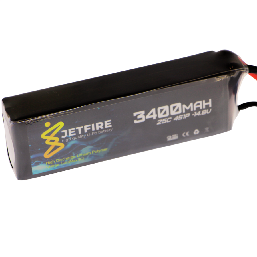 14.8V 3400mAh 100C Lipo Batarya 4S Pil