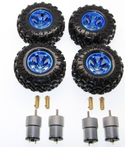 Arazi Robot Motor Teker Ekonomik Set