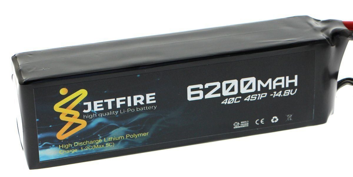 14.8V 6200mAh 100C Lipo Batarya 4S Pil