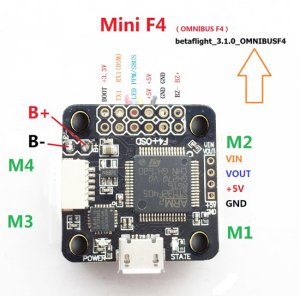 Mini F4 Uçuş kontrol Kartı    Omnibus Osd