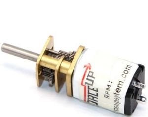 6V 600Rpm 16mm Redüktörlü Mini Dc Motor | Mini Sumo Motoru