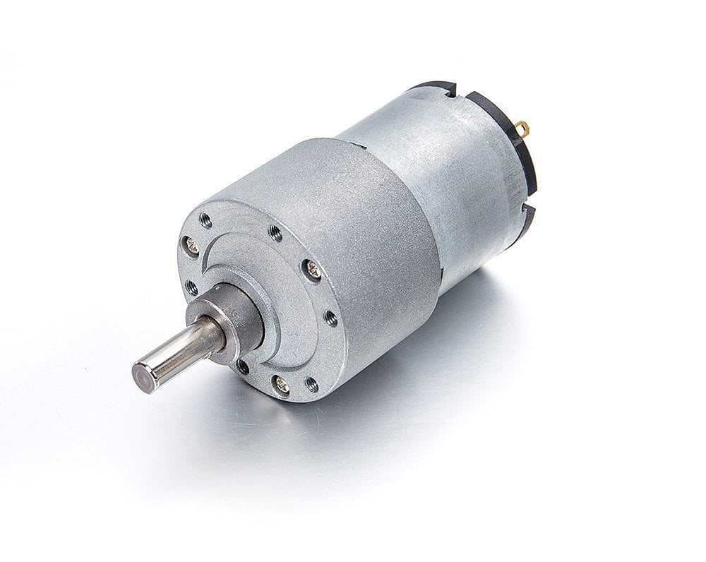 12V 500 RPM 37mm Redüktörlü Dc Motor