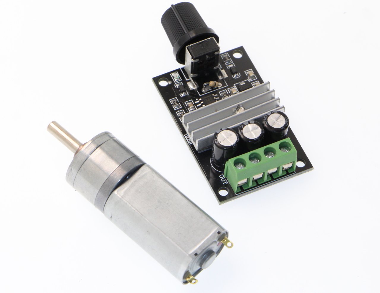 25mm 12v 10 Rpm Ve 6v 12v 3a Motor Sürücü Seti