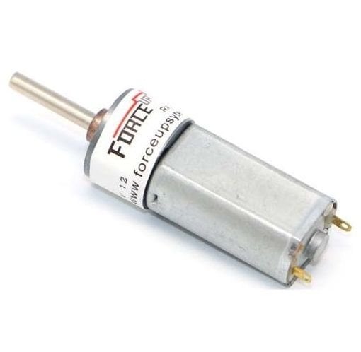 12V 2500RPM 16mm Redüktörlü Dc Motor | Özel Üretim Çizgi İzleyen Motoru