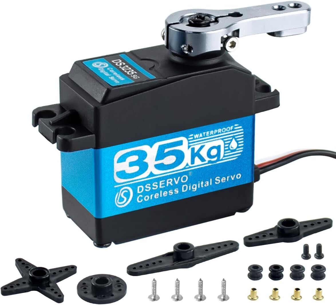 DSSERVO DS3235 Pro 35KG Su Geçirmez Dijital Servo Motor 180° 45KG/0.09sn@8.4V