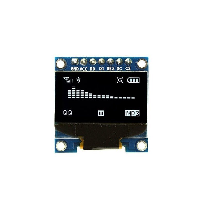 128x64 0.96 OLED LCD Ekran 7 Pin I2C SPI