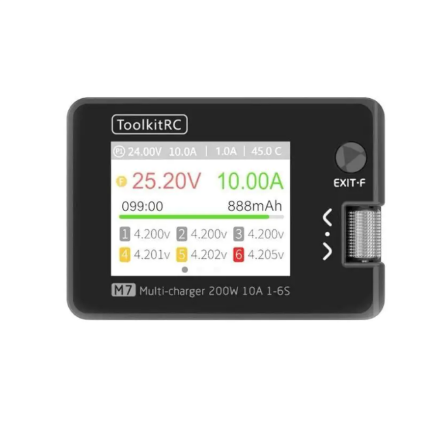 ToolKitRc M7 Smart Charger DC 10A 200W 6S Lipo Pil Şarj Aleti