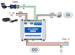 Modbus Rtu Rs485 MA01-AXCX4040  4DI+4DO