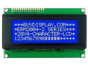 4x20 LCD Ekran, Mavi Üzerine Beyaz 2004