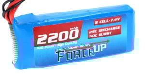 2S 7.4V Lipo Pil Batarya 2200mAh 25C
