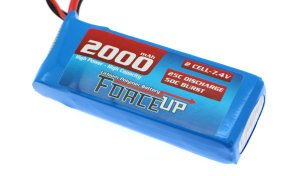 2S 7.4V Lipo Pil Batarya 2000mAh 25C