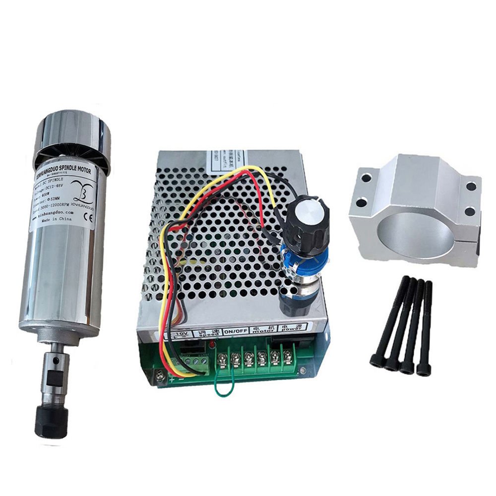 0.4 KW SPINDLE MOTOR ER11 + BRACKET TUTMA APARATI + MOTOR SÜRÜCÜ