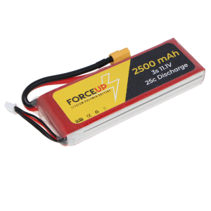 FORCEUP 11.1V Lipo Pil Batarya 2500mAh 25C