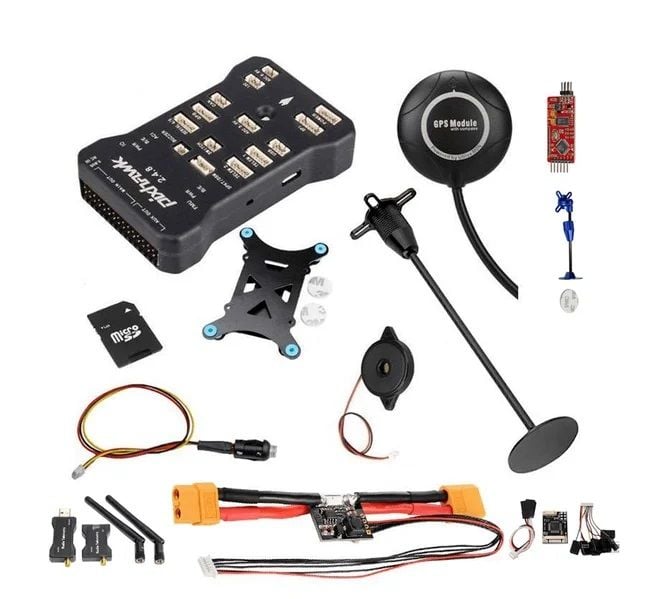 Pixhawk PX4 v2.4.8 32 Bit Uçuş Kontrol Kartı + M8N GPS + 433 Mhz Telemetri Kombo Set