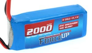 3S 11.1V Lipo Pil Batarya 2000 mah 25C